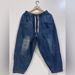 FANAS VENAS Stylish Blue Denim Women's Overalls